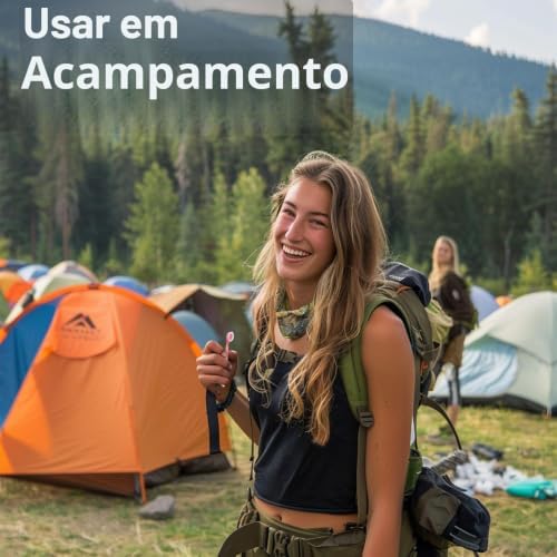 Escova Descartável 5 em 1 - usar em viagem e acampamento