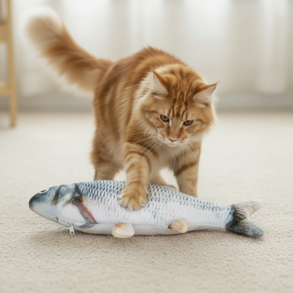 Peixe interativo felino