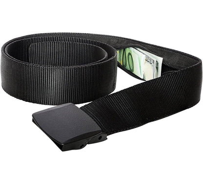 Cinto cofre com bolso oculto para dinheiro
