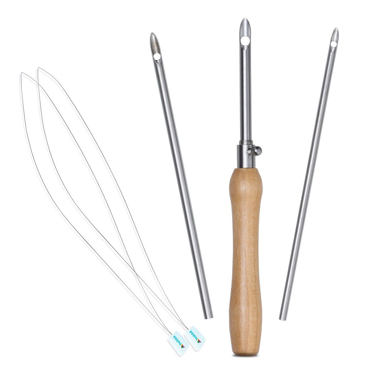 Kit de agulha com passadores de linha