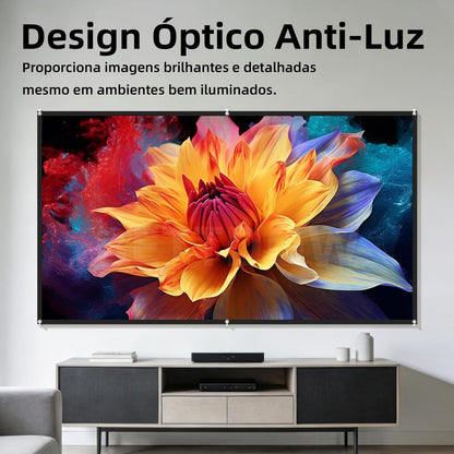 Tela de projeção ALR design óptico anti-luz